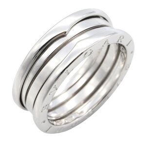 Bvlgari Ring B-zero1 Ring 3 Band 18K White Gold (white Gold) B-zero1 Ring 3